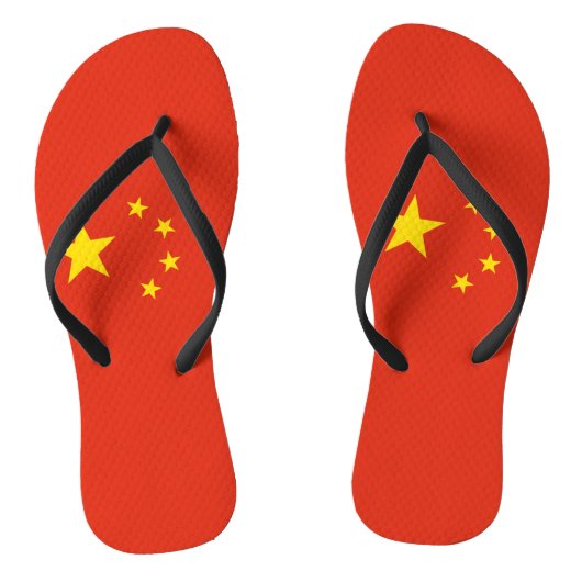Tongs Drapeau de la Chine (Semelle)