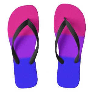 Tongs Drapeau de la fierté bisexuelle