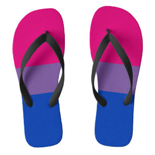 Tongs Drapeau de la fierté bisexuelle