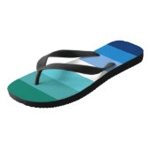 Tongs Drapeau de la fierté masculine gay (Incliné)