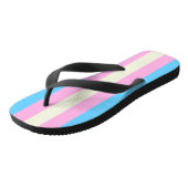 Tongs Drapeau de la Fierté transgenre de Fallen (Incliné)
