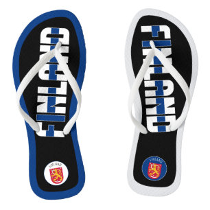Tongs Drapeau de la Finlande Superbe Patriotique