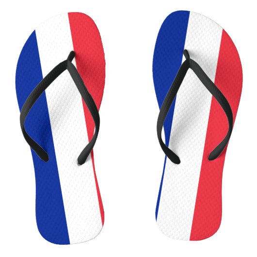 Tongs Drapeau de la France (Semelle)