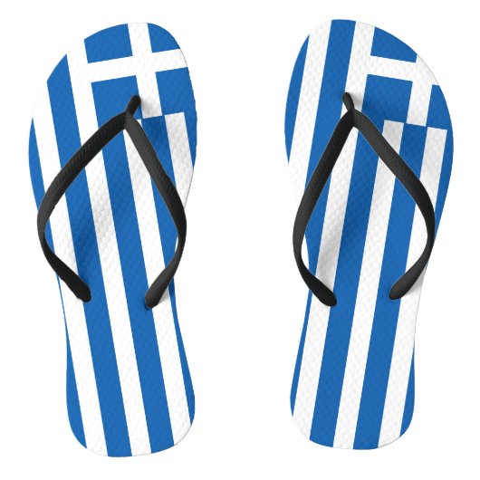 Tongs Drapeau de la Grèce (Semelle)