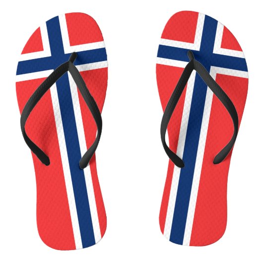 Tongs Drapeau de la Norvège (Semelle)