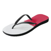 Tongs Drapeau de la Pologne (Incliné)