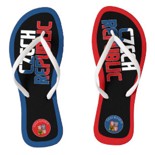 Tongs Drapeau de la République tchèque Superbe Patriotiq