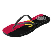 Tongs Drapeau de l'Angola (Incliné)