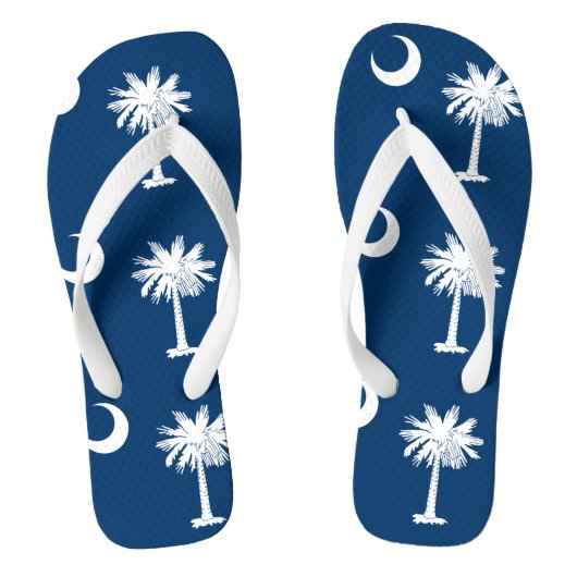 Tongs Drapeau de l'État de Caroline du Sud (Semelle)