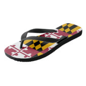 Tongs Drapeau de l'État du Maryland (Incliné)