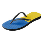 Tongs Drapeau de l'Ukraine (Incliné)