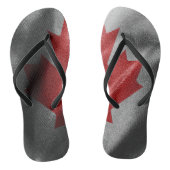 Tongs Drapeau de soie du Canada (Semelle)