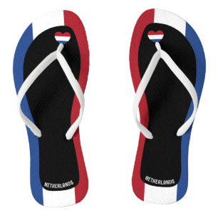 Tongs Drapeau des Pays-Bas aux couleurs patriotiques rav