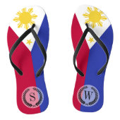 Tongs Drapeau des Philippines (Semelle)