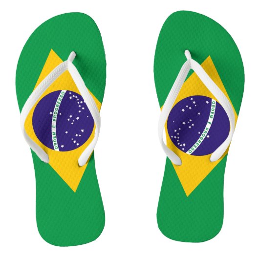 Tongs Drapeau du Brésil Bandeira do Brasil (Semelle)