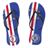 Tongs Drapeau du Cap-Vert (Semelle)