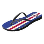 Tongs Drapeau du Cap-Vert (Incliné)