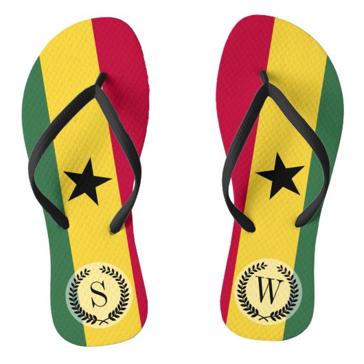 Tongs Drapeau du Ghana (Semelle)