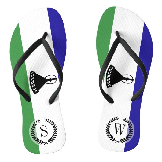 Tongs Drapeau du Lesotho (Semelle)