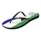 Tongs Drapeau du Lesotho (Incliné)