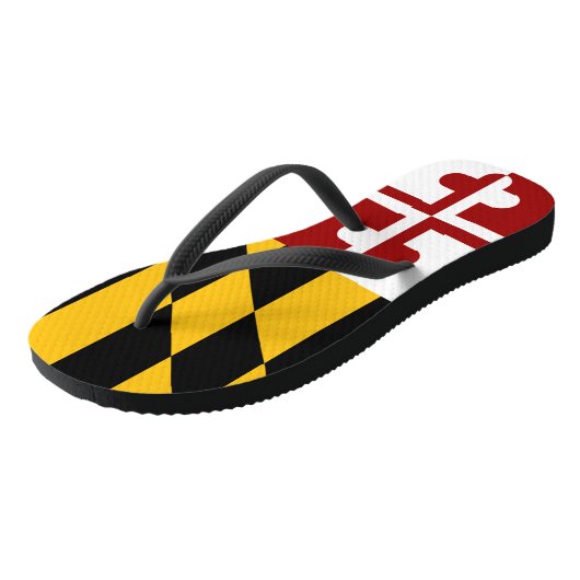 Tongs Drapeau du Maryland (Incliné)
