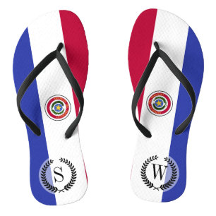 Tongs Drapeau du Paraguay