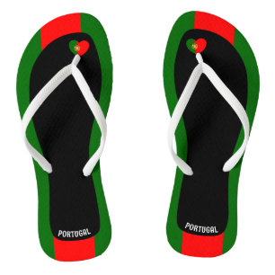 Tongs Drapeau du Portugal délectable Couleurs Patriotiqu