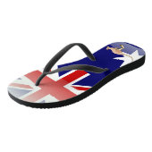 Tongs Drapeau en lustré australien (Incliné)