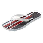 Tongs Drapeau Flip Flop Olympian Effort Designs (Incliné)