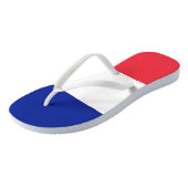 Tongs Drapeau France Tricolore (Incliné)