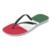 Tongs Drapeau Hongrie tricolore (Incliné)