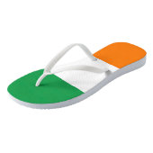 Tongs Drapeau Irlande Tricolore (Incliné)