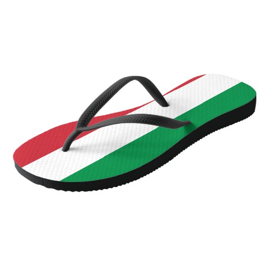 Tongs Drapeau Italie (Incliné)