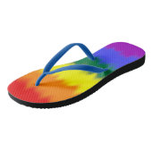 Tongs drapeau LGBT+ (Incliné)