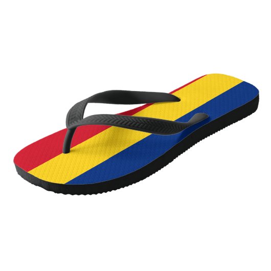 Tongs Drapeau roumain (Incliné)