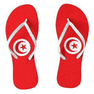 Tongs Drapeau Tunisie