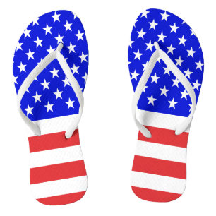 Tongs drapeau USA