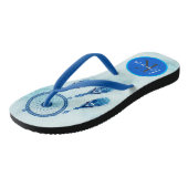 Tongs Dreamy Blue Dream Catcher Monogram (Incliné)