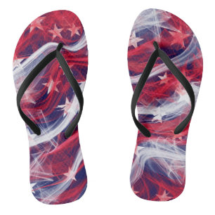 tongs du drapeau américain