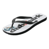 Tongs Dub Shark Great White et Wobbegong Flip Flops (Incliné)