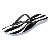 Tongs Ebb et flux - Mint vert, blanc et noir (Incliné)