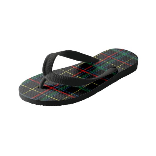 tongs écossais plaid (Incliné)
