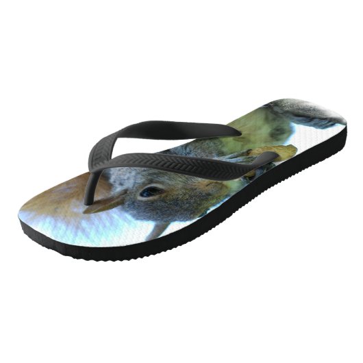 Tongs Écureuil adorable (Incliné)