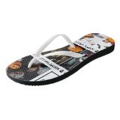 Tongs Effrayant Ajouter Votre Propre Monogramme Photo Ha (Incliné)