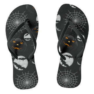 Tongs Éffrayant Dark Halloween Motif