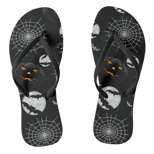 Tongs Éffrayant Dark Halloween Motif (Semelle)