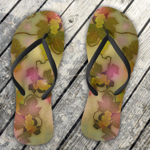 Tongs Élégant feuilleton Art Vin