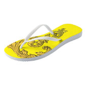 Tongs Élégant Goth Design Flip Flops (Incliné)