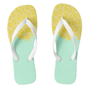 Tongs en flip flop pour faire de la limonade