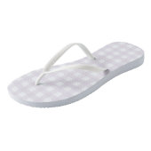 Tongs En vichy violet (Incliné)